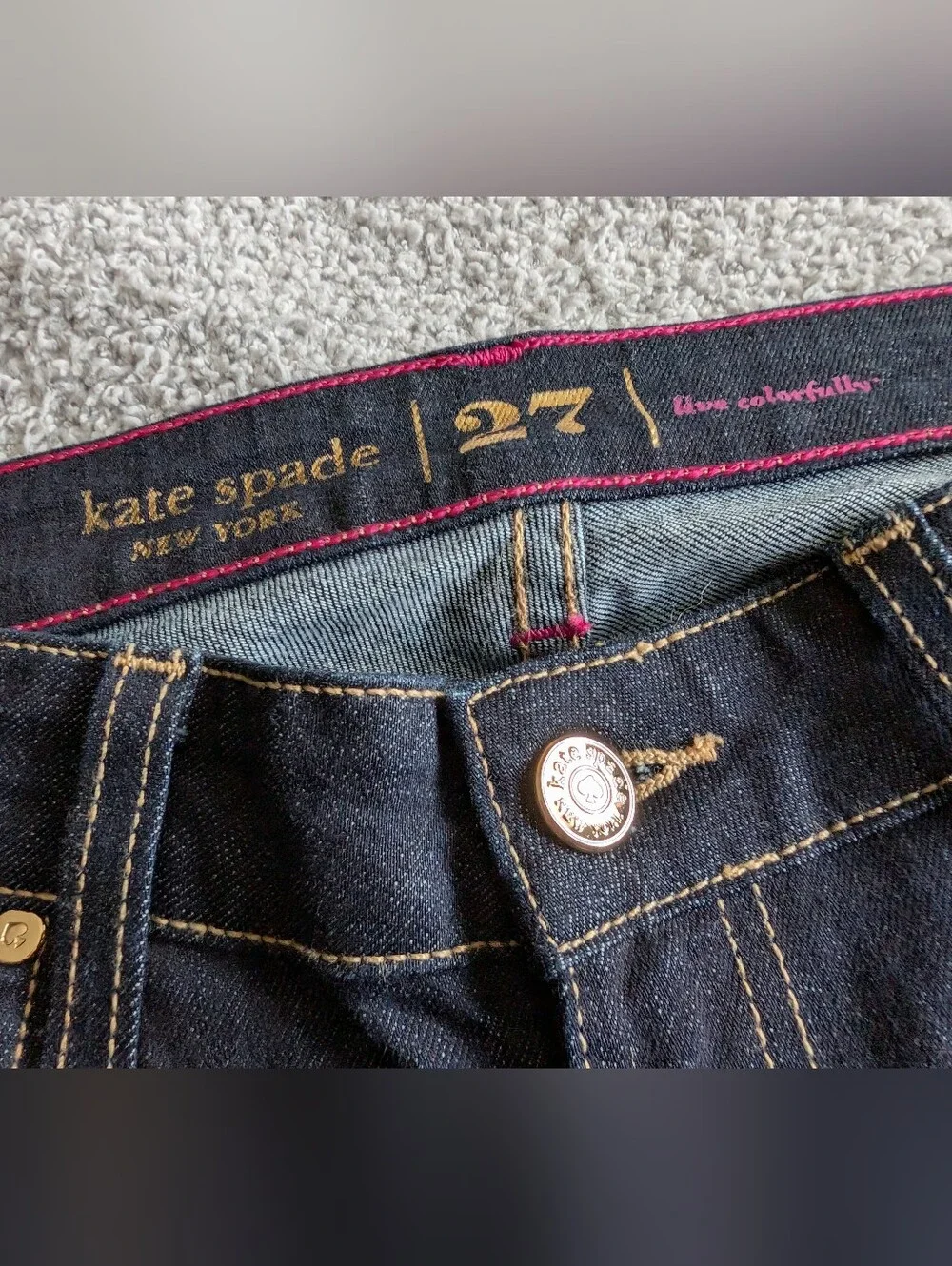 🌼B2G1🌼 kate spade Dark Indigo Broome Street Jeans NWOT